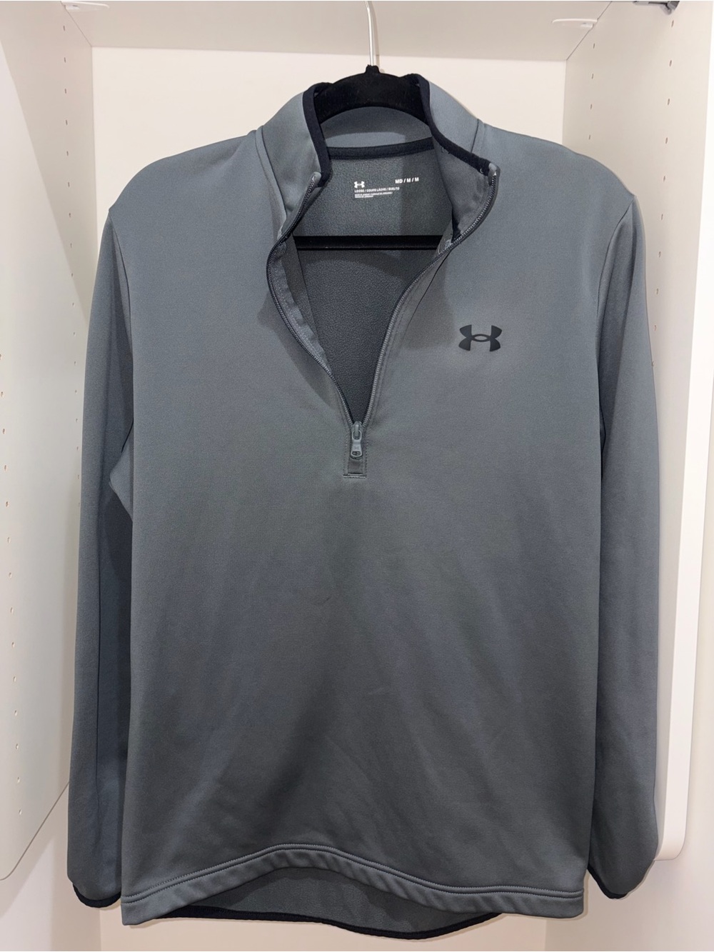 Under Armour Men's Gray Quarter-Zip Performance Pullover
